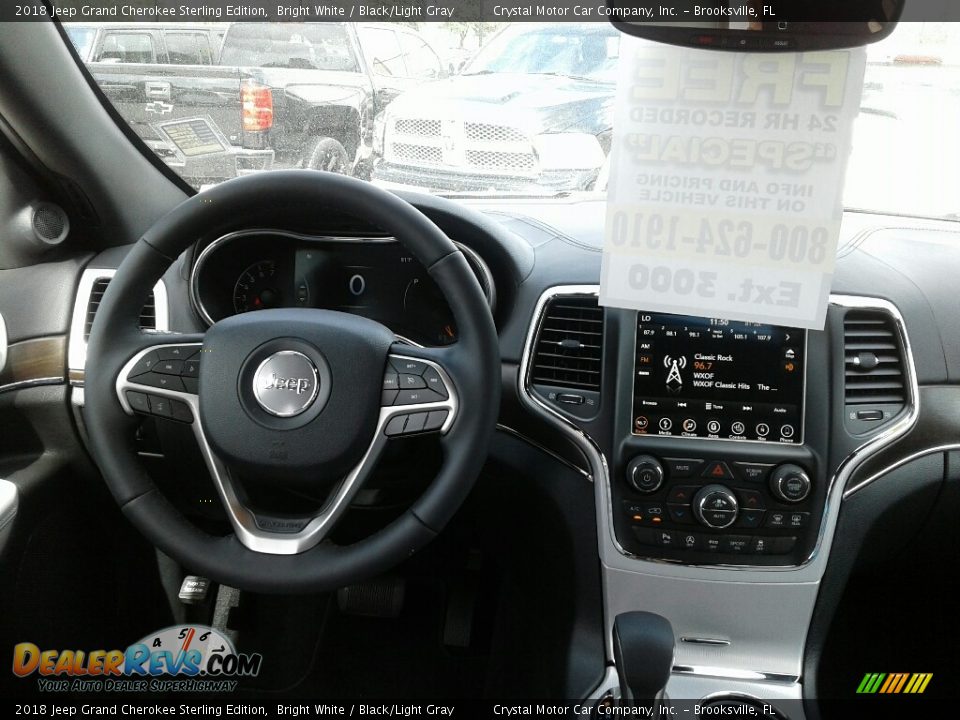 2018 Jeep Grand Cherokee Sterling Edition Bright White / Black/Light Gray Photo #13