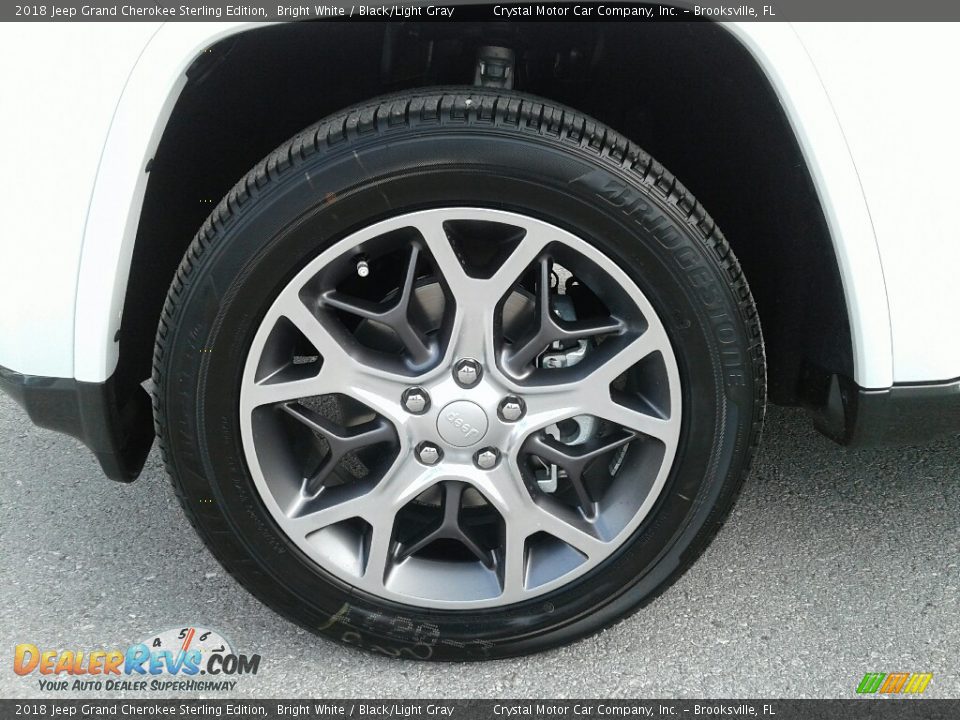 2018 Jeep Grand Cherokee Sterling Edition Bright White / Black/Light Gray Photo #25