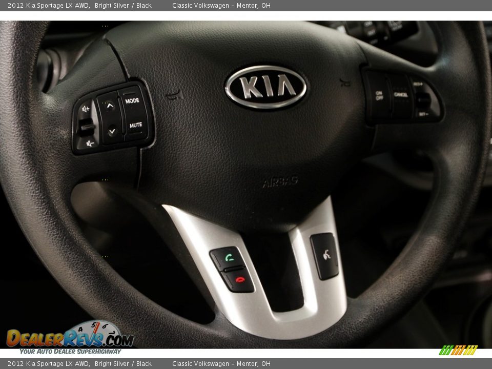 2012 Kia Sportage LX AWD Bright Silver / Black Photo #6