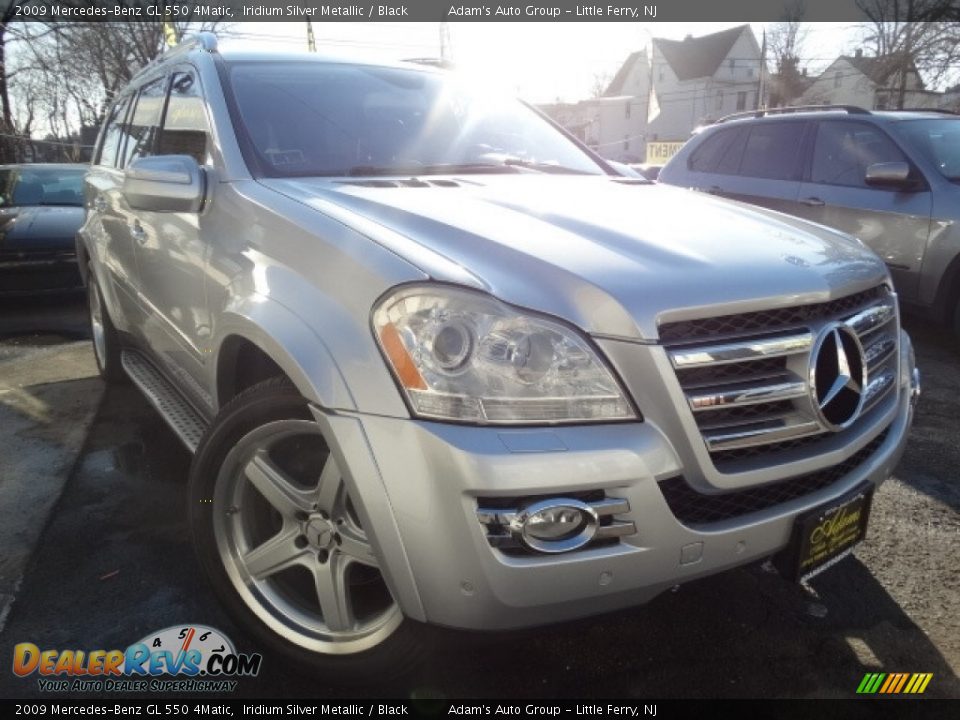 2009 Mercedes-Benz GL 550 4Matic Iridium Silver Metallic / Black Photo #1