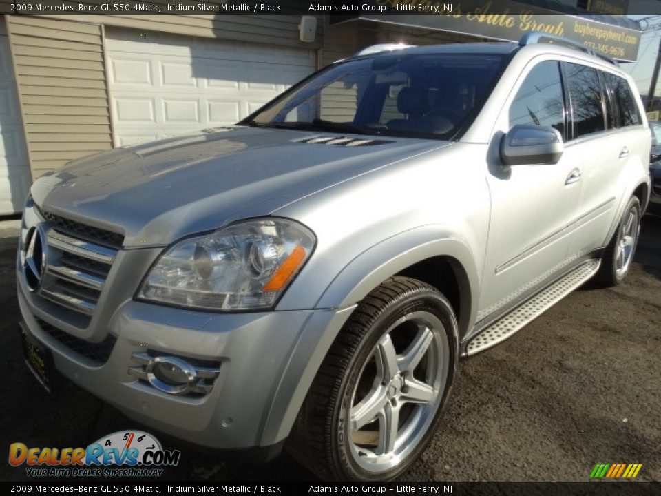 2009 Mercedes-Benz GL 550 4Matic Iridium Silver Metallic / Black Photo #3