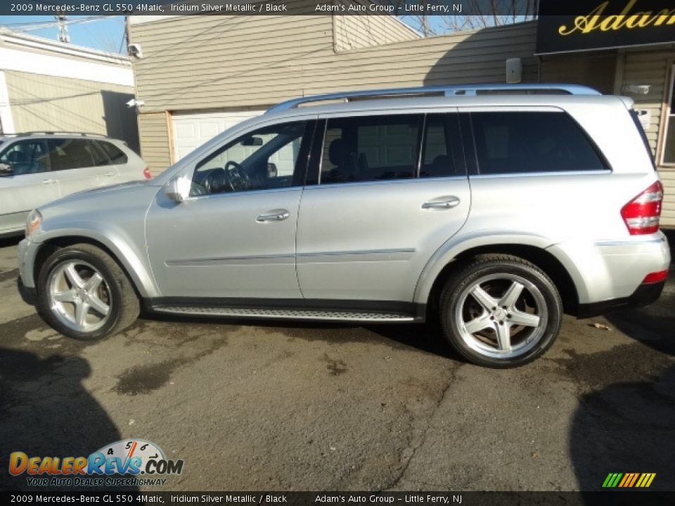 2009 Mercedes-Benz GL 550 4Matic Iridium Silver Metallic / Black Photo #4