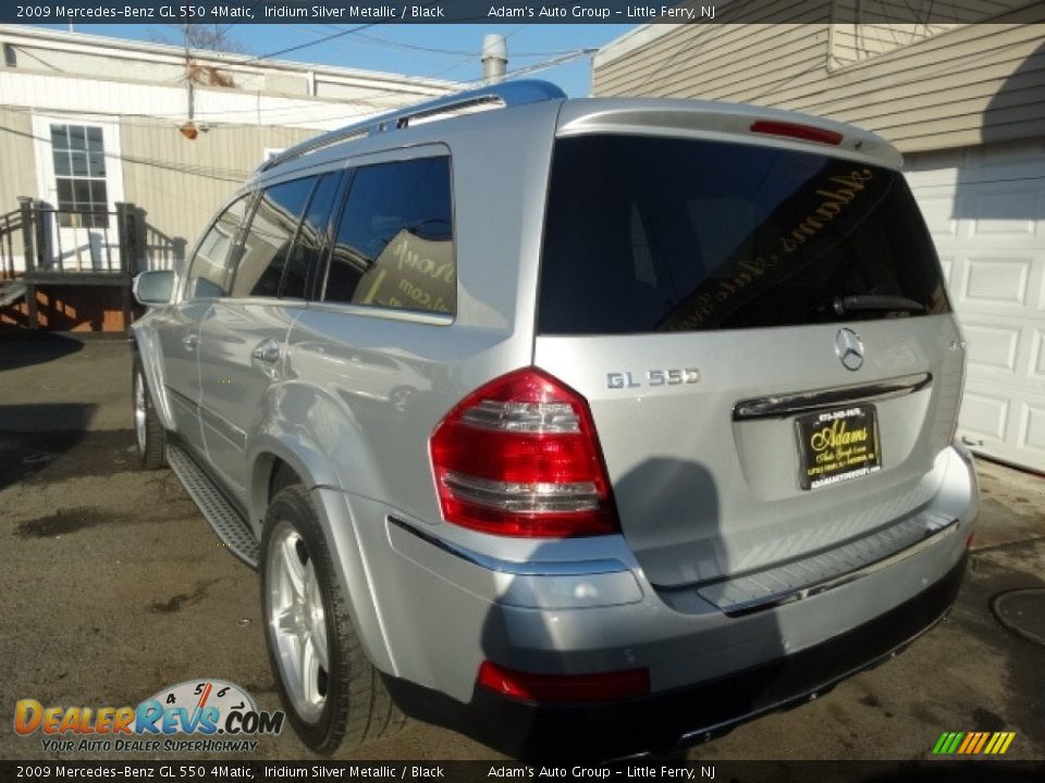 2009 Mercedes-Benz GL 550 4Matic Iridium Silver Metallic / Black Photo #5