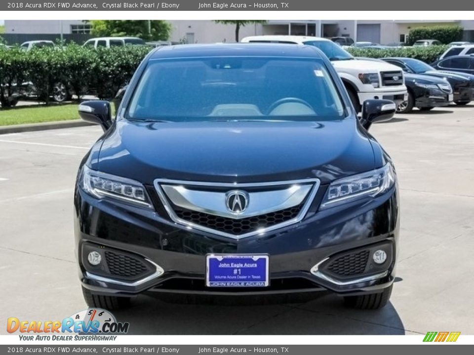 2018 Acura RDX FWD Advance Crystal Black Pearl / Ebony Photo #2