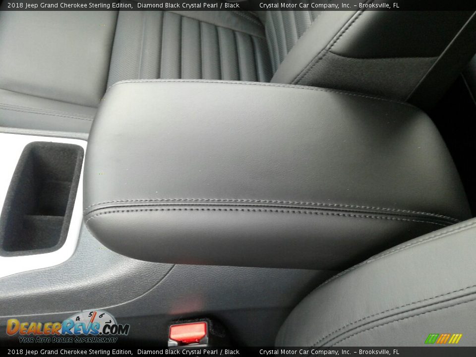 2018 Jeep Grand Cherokee Sterling Edition Diamond Black Crystal Pearl / Black Photo #19