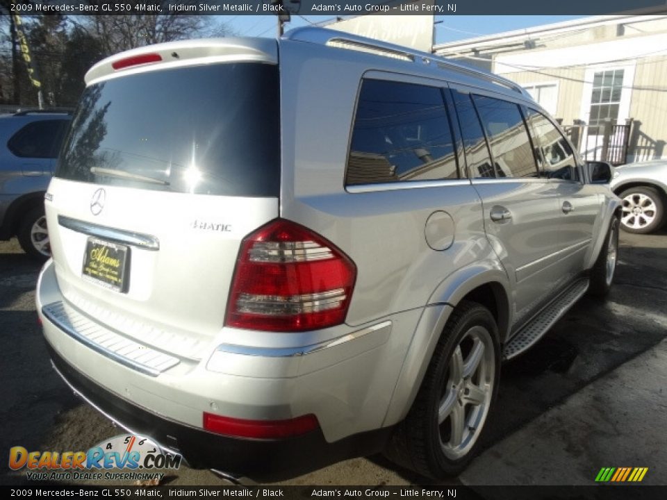 2009 Mercedes-Benz GL 550 4Matic Iridium Silver Metallic / Black Photo #7