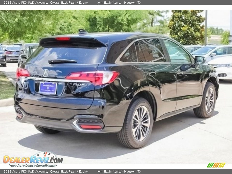 2018 Acura RDX FWD Advance Crystal Black Pearl / Ebony Photo #7