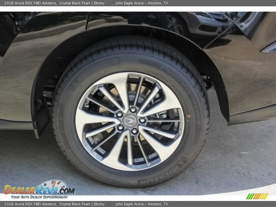 2018 Acura RDX FWD Advance Crystal Black Pearl / Ebony Photo #12