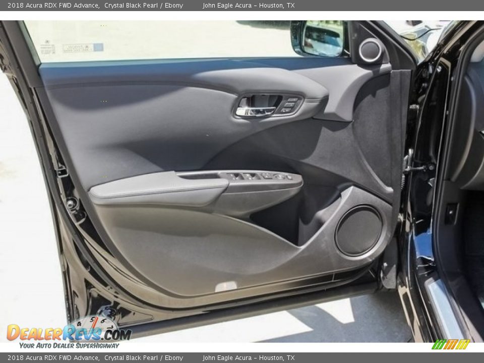 2018 Acura RDX FWD Advance Crystal Black Pearl / Ebony Photo #14