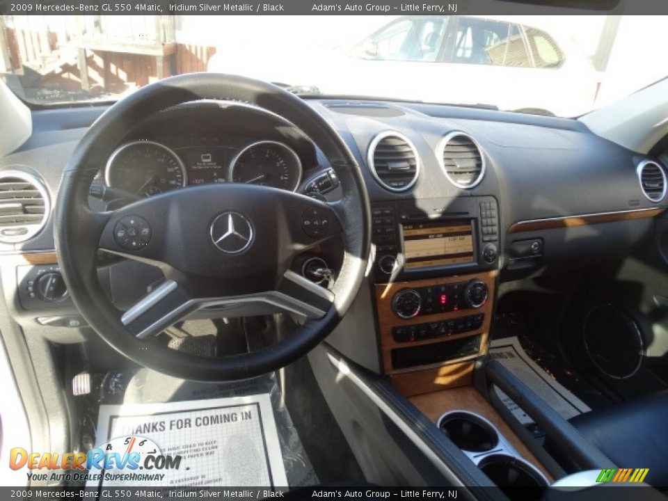 2009 Mercedes-Benz GL 550 4Matic Iridium Silver Metallic / Black Photo #16
