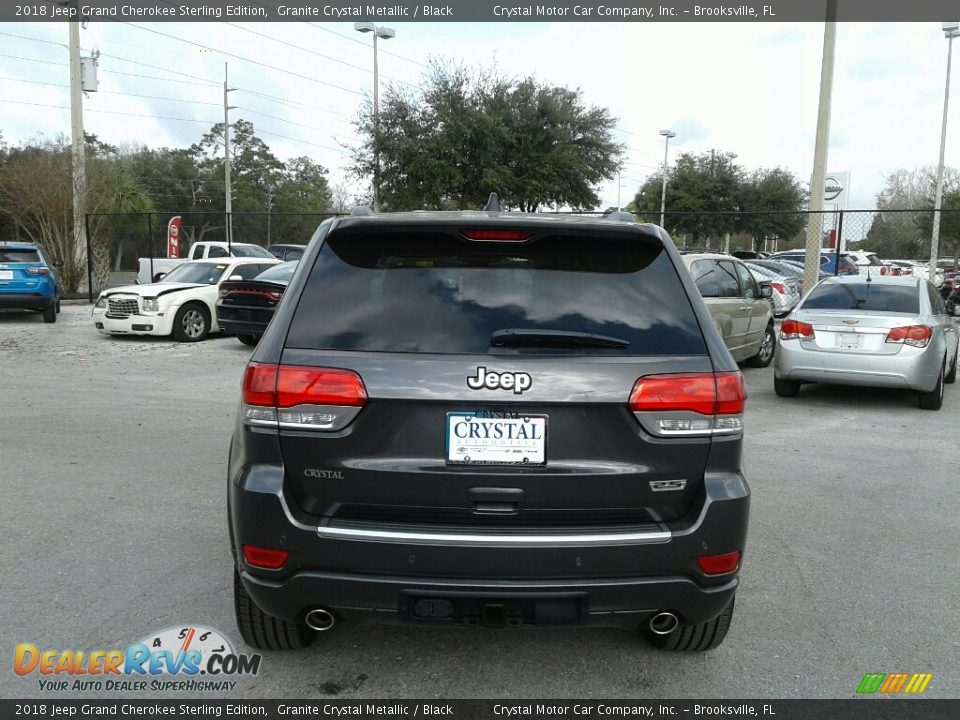 2018 Jeep Grand Cherokee Sterling Edition Granite Crystal Metallic / Black Photo #4