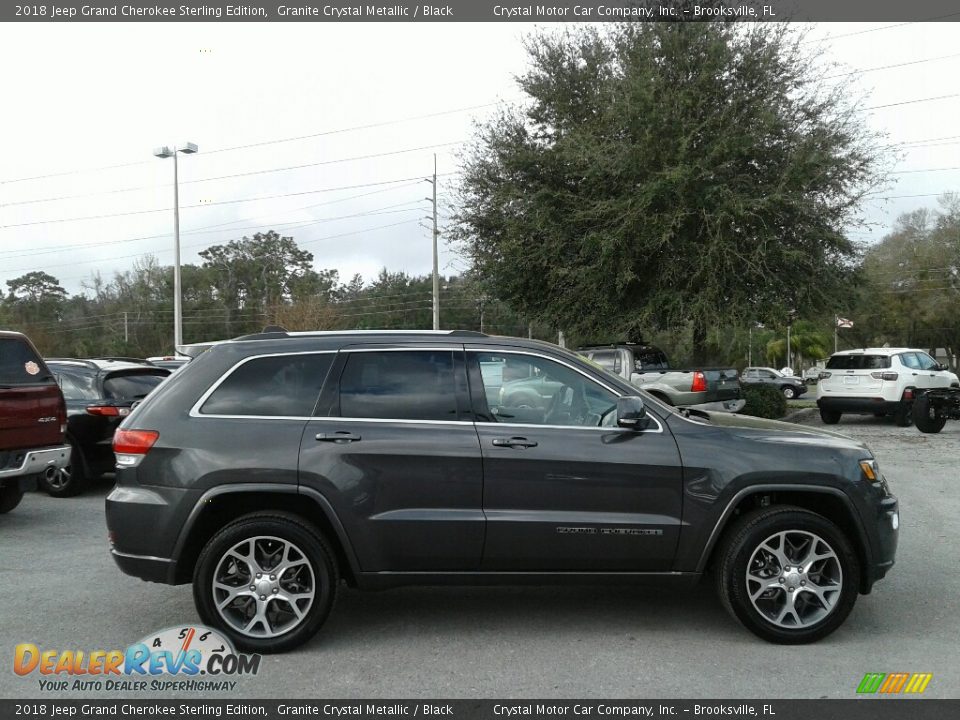 2018 Jeep Grand Cherokee Sterling Edition Granite Crystal Metallic / Black Photo #6