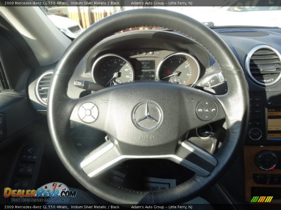 2009 Mercedes-Benz GL 550 4Matic Iridium Silver Metallic / Black Photo #21