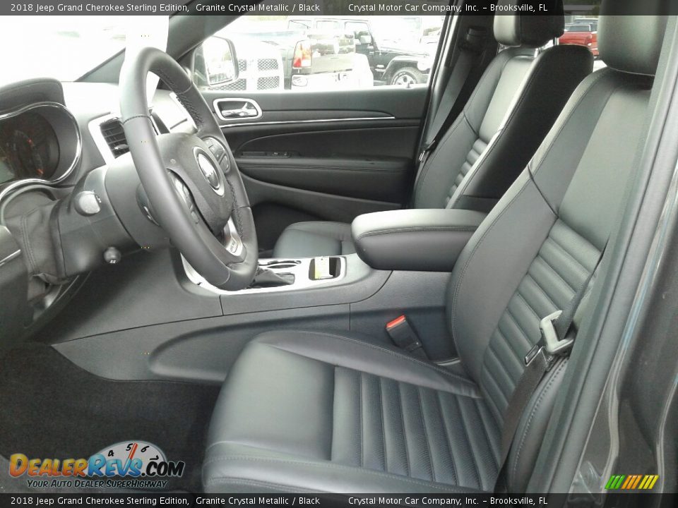2018 Jeep Grand Cherokee Sterling Edition Granite Crystal Metallic / Black Photo #9