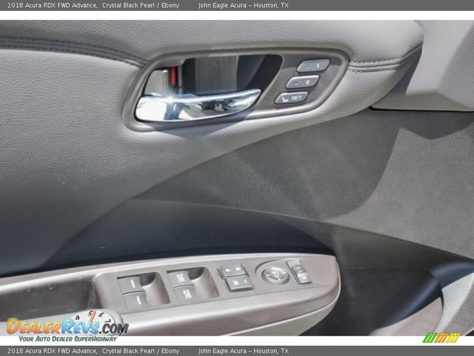 2018 Acura RDX FWD Advance Crystal Black Pearl / Ebony Photo #27