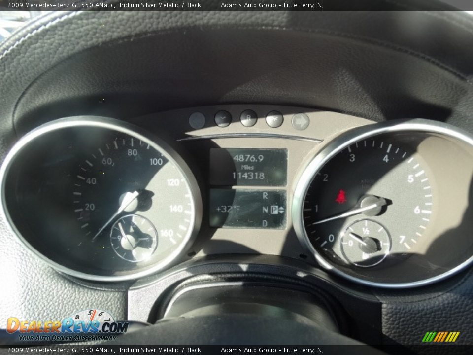 2009 Mercedes-Benz GL 550 4Matic Iridium Silver Metallic / Black Photo #26