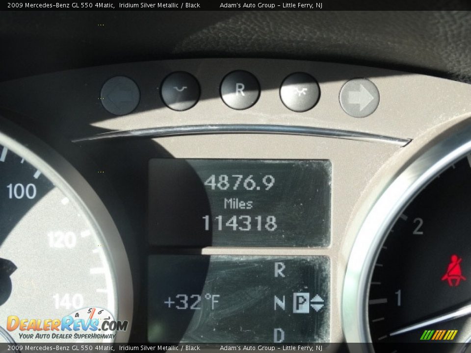 2009 Mercedes-Benz GL 550 4Matic Iridium Silver Metallic / Black Photo #27