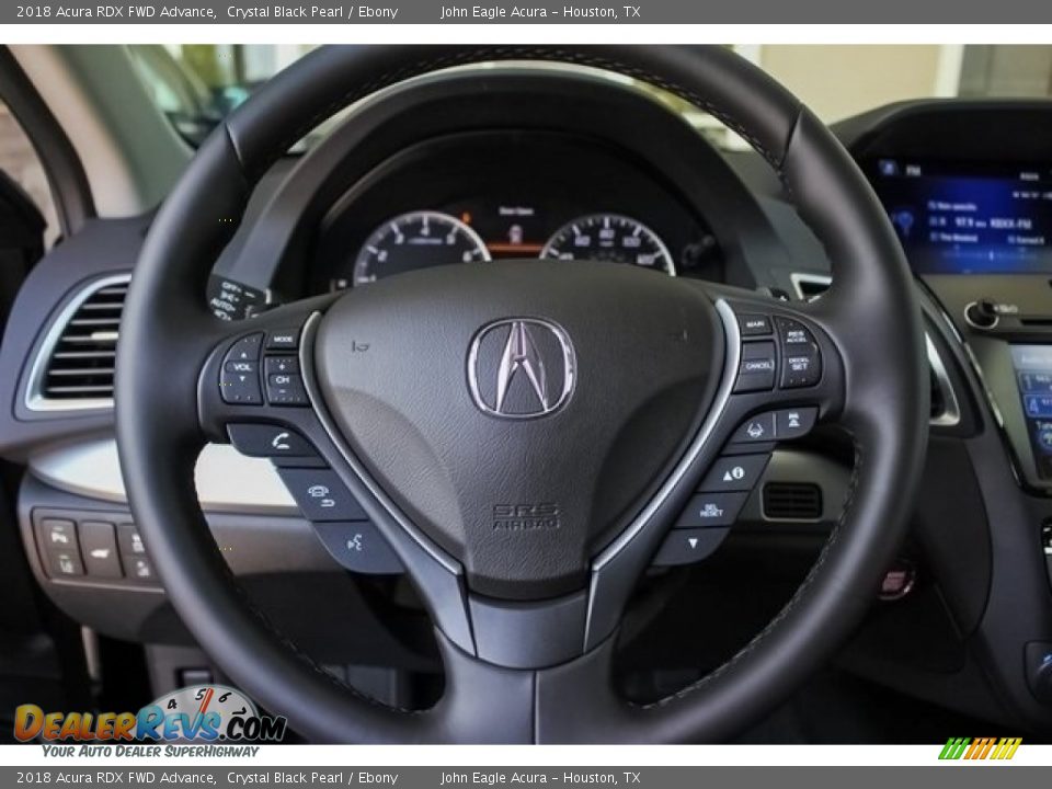 2018 Acura RDX FWD Advance Crystal Black Pearl / Ebony Photo #32