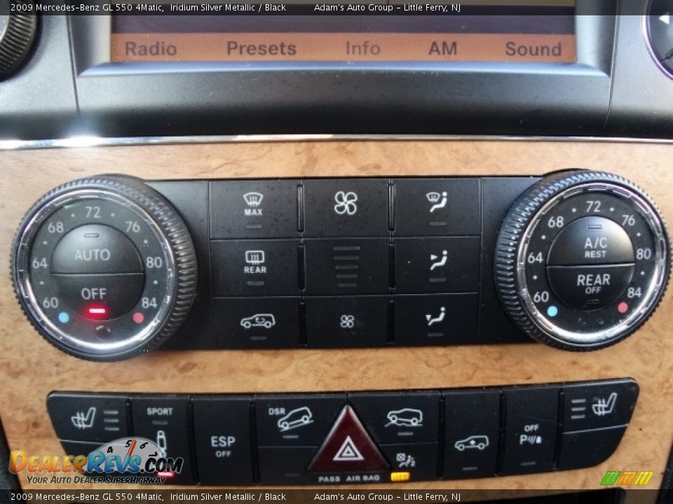 2009 Mercedes-Benz GL 550 4Matic Iridium Silver Metallic / Black Photo #31