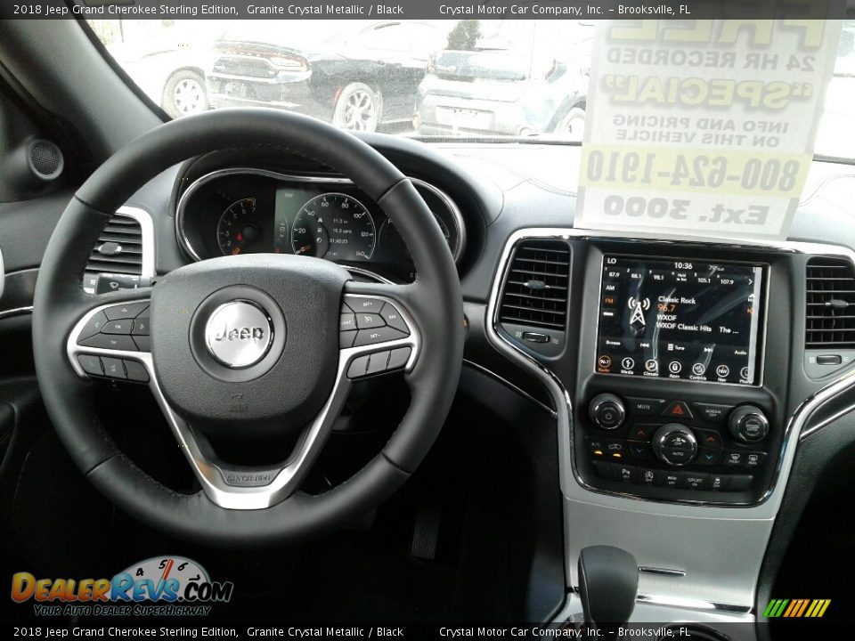 2018 Jeep Grand Cherokee Sterling Edition Granite Crystal Metallic / Black Photo #13