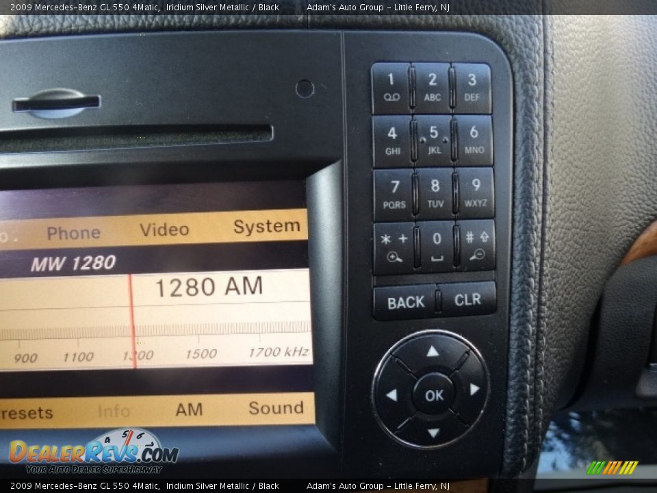 2009 Mercedes-Benz GL 550 4Matic Iridium Silver Metallic / Black Photo #34