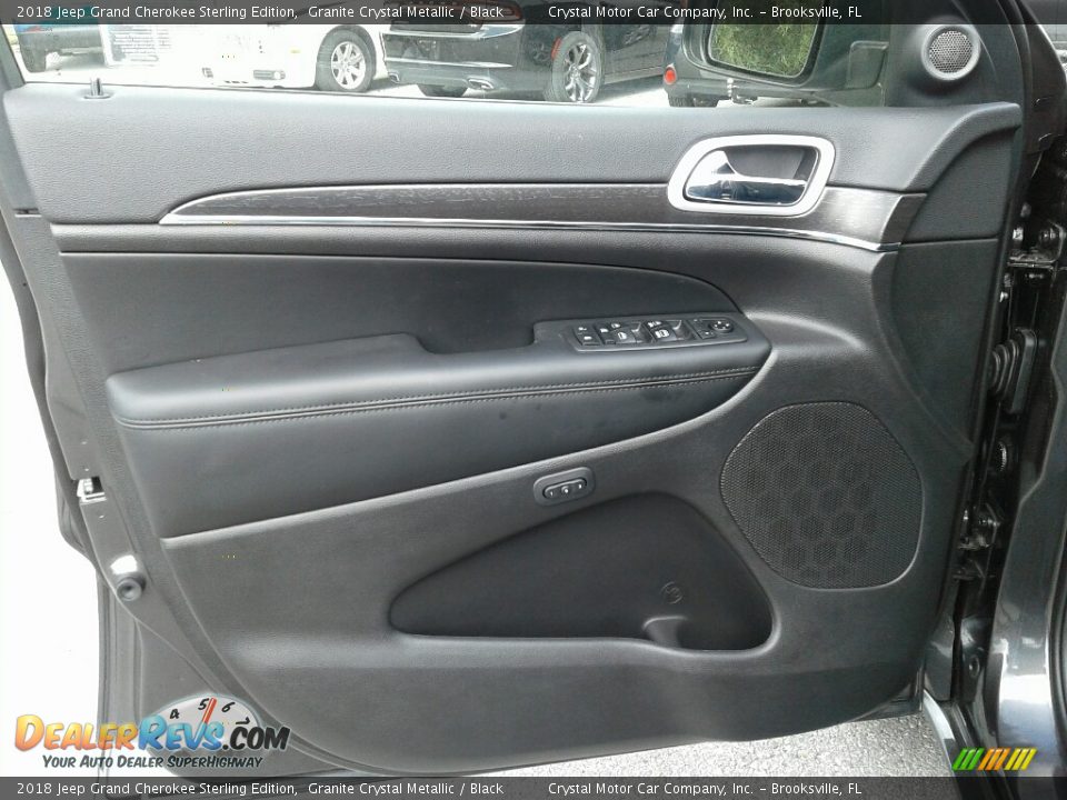 2018 Jeep Grand Cherokee Sterling Edition Granite Crystal Metallic / Black Photo #17