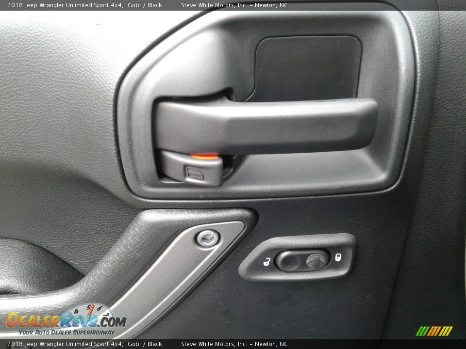 2018 Jeep Wrangler Unlimited Sport 4x4 Gobi / Black Photo #9