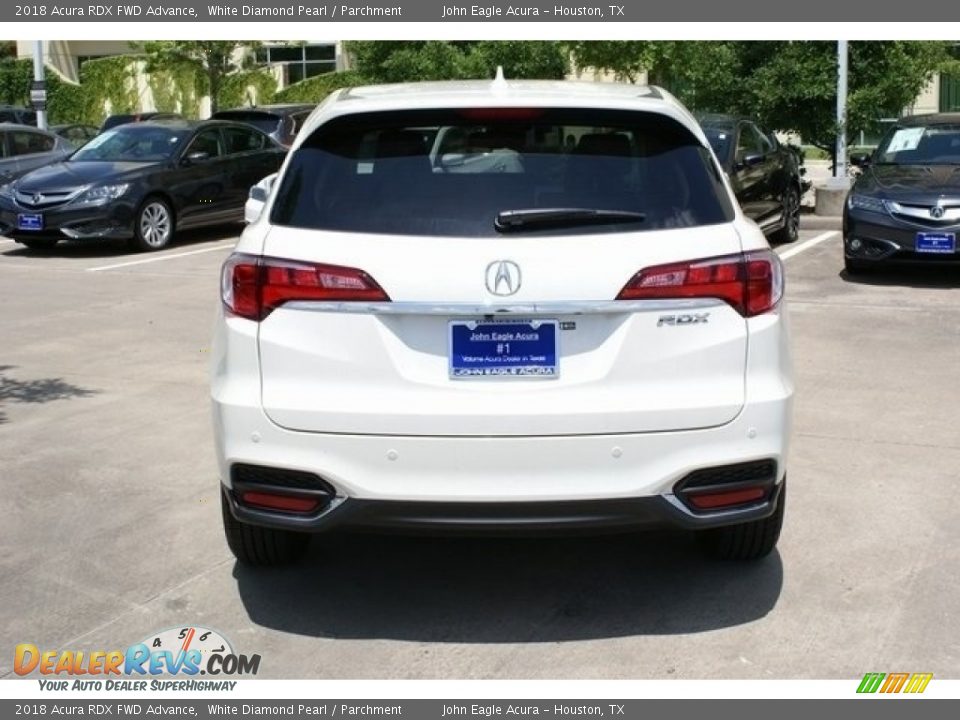 2018 Acura RDX FWD Advance White Diamond Pearl / Parchment Photo #6