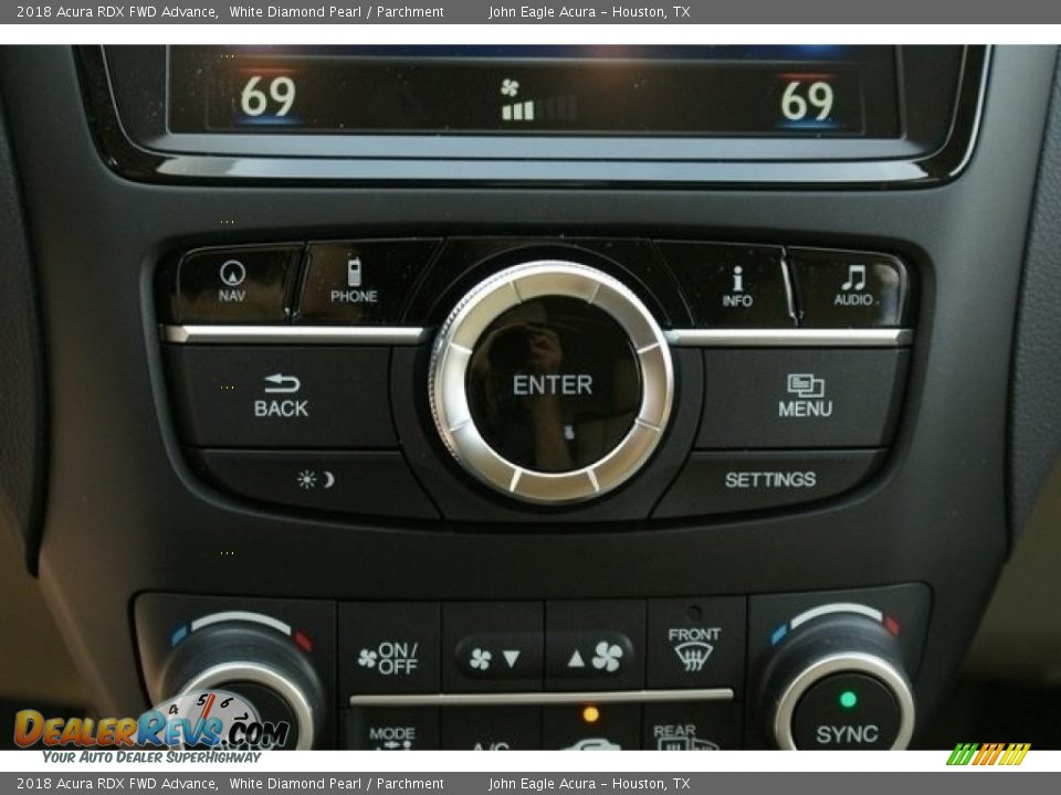 2018 Acura RDX FWD Advance White Diamond Pearl / Parchment Photo #35