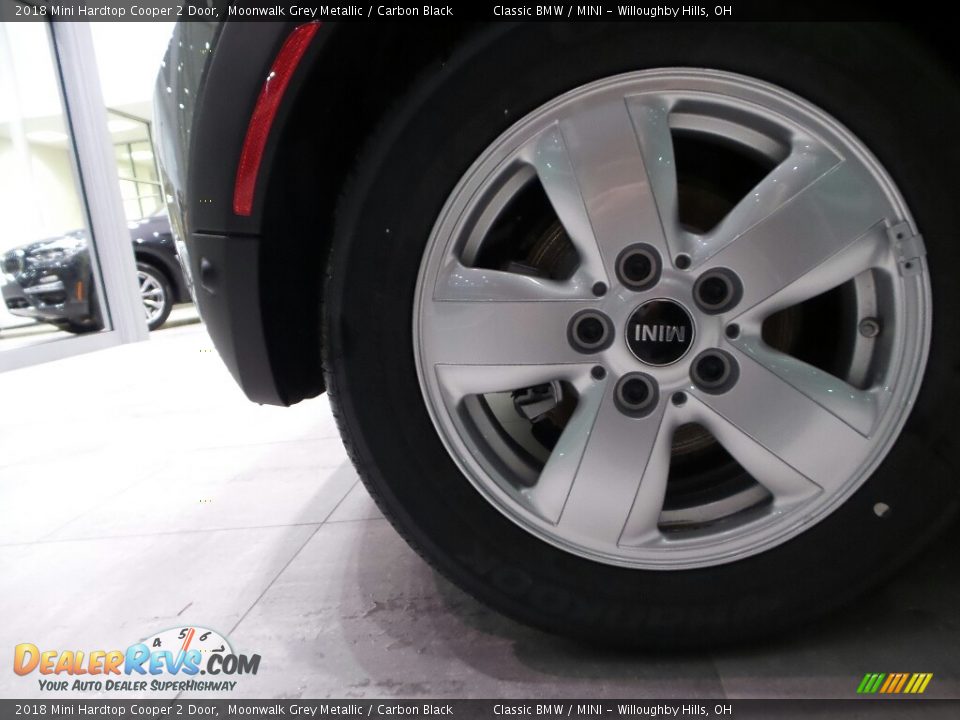 2018 Mini Hardtop Cooper 2 Door Moonwalk Grey Metallic / Carbon Black Photo #5