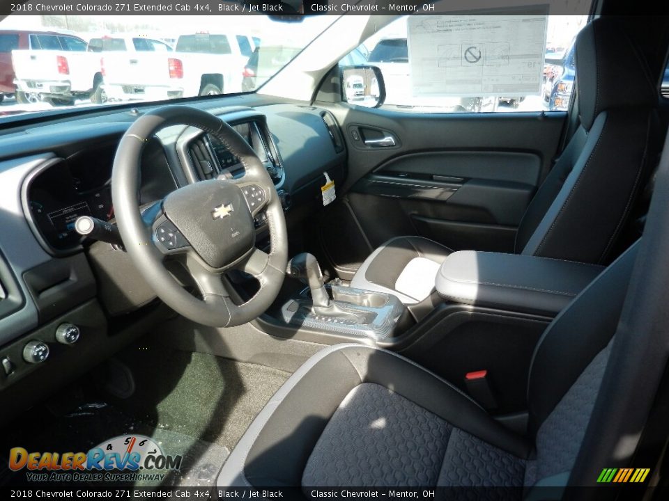 2018 Chevrolet Colorado Z71 Extended Cab 4x4 Black / Jet Black Photo #6
