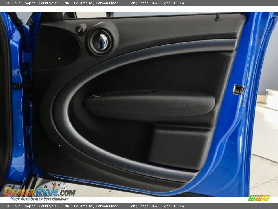 2014 Mini Cooper S Countryman True Blue Metallic / Carbon Black Photo #24