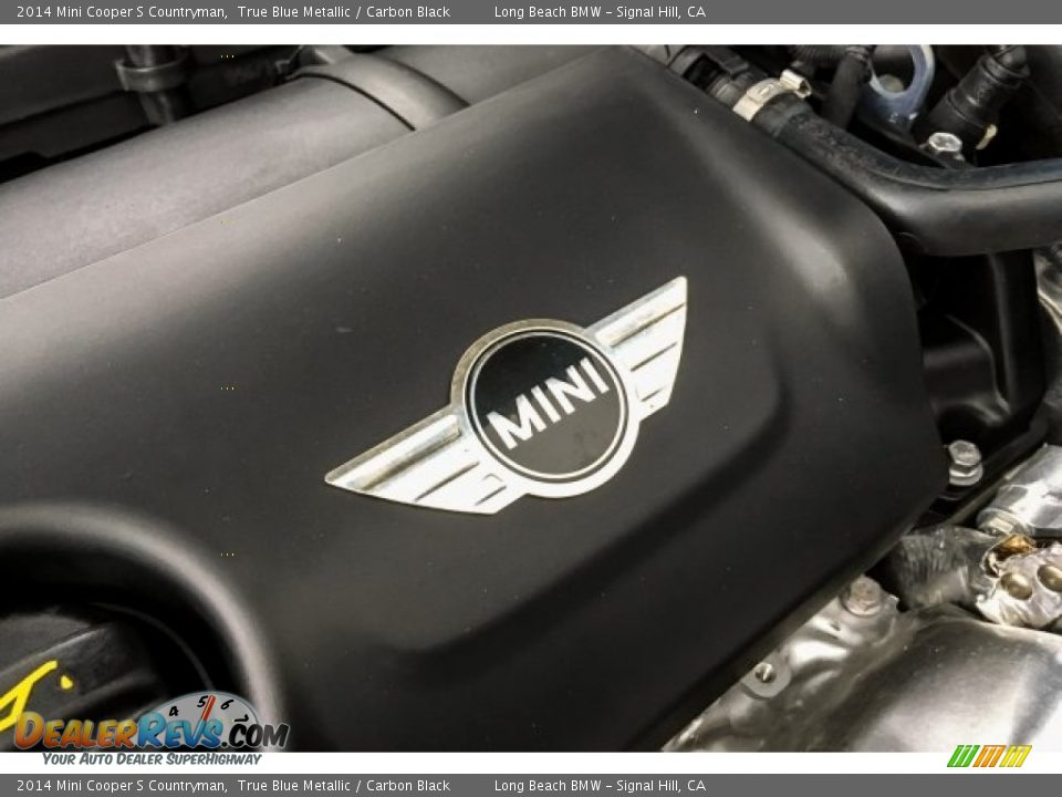 2014 Mini Cooper S Countryman True Blue Metallic / Carbon Black Photo #25