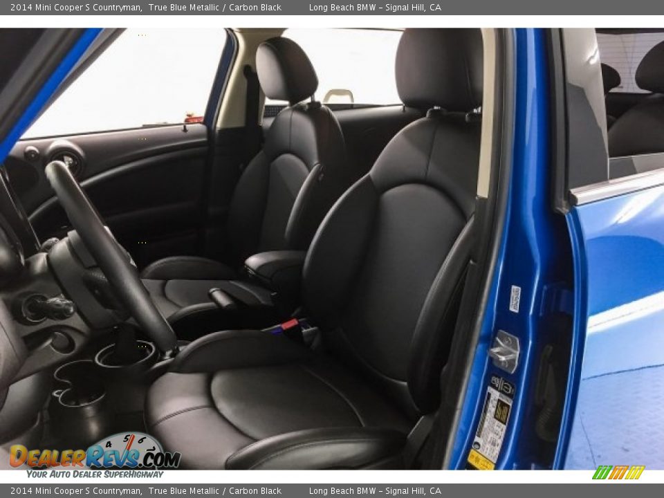 2014 Mini Cooper S Countryman True Blue Metallic / Carbon Black Photo #29