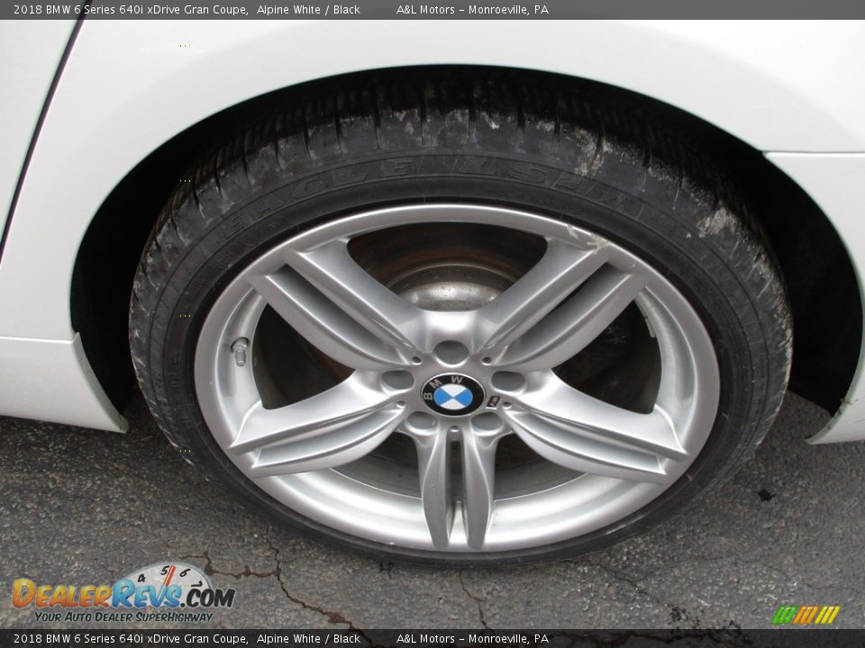 2018 BMW 6 Series 640i xDrive Gran Coupe Alpine White / Black Photo #6