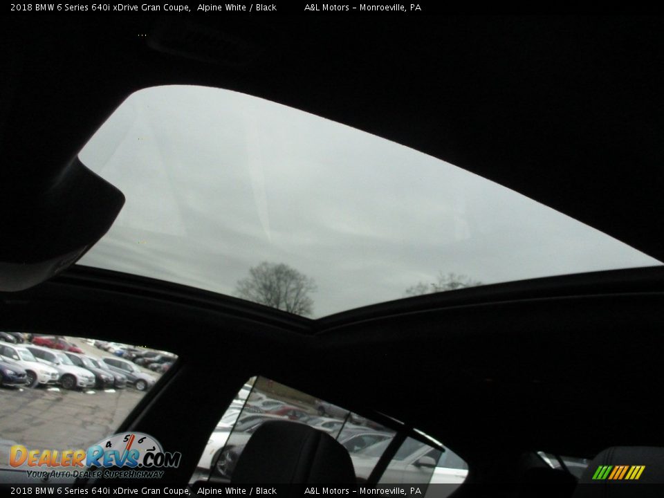 2018 BMW 6 Series 640i xDrive Gran Coupe Alpine White / Black Photo #11
