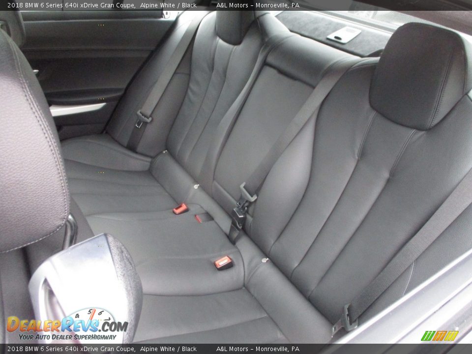 2018 BMW 6 Series 640i xDrive Gran Coupe Alpine White / Black Photo #14
