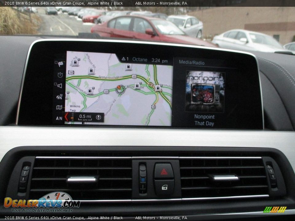 2018 BMW 6 Series 640i xDrive Gran Coupe Alpine White / Black Photo #16