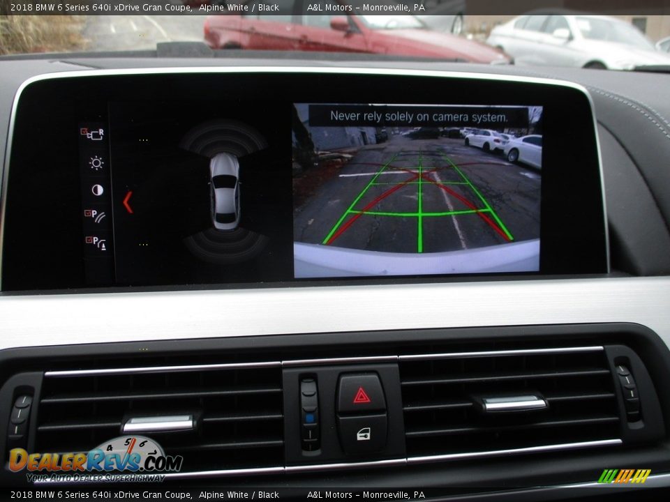 2018 BMW 6 Series 640i xDrive Gran Coupe Alpine White / Black Photo #18