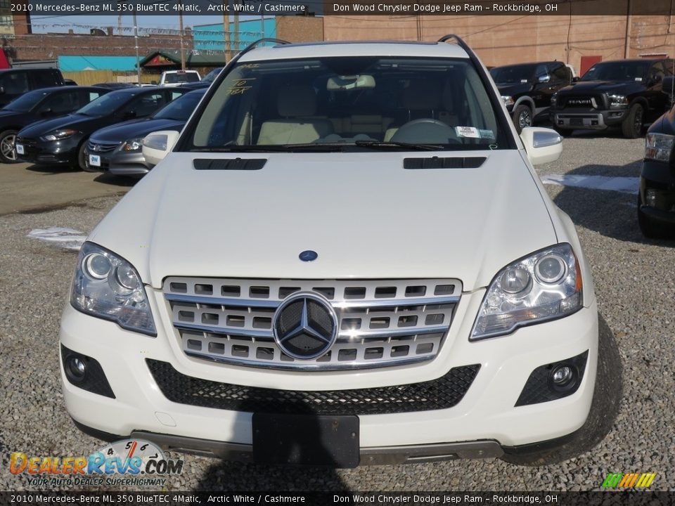 2010 Mercedes-Benz ML 350 BlueTEC 4Matic Arctic White / Cashmere Photo #8
