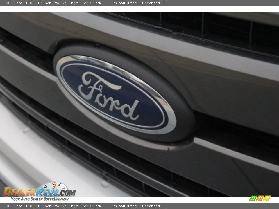 2018 Ford F150 XLT SuperCrew 4x4 Ingot Silver / Black Photo #4