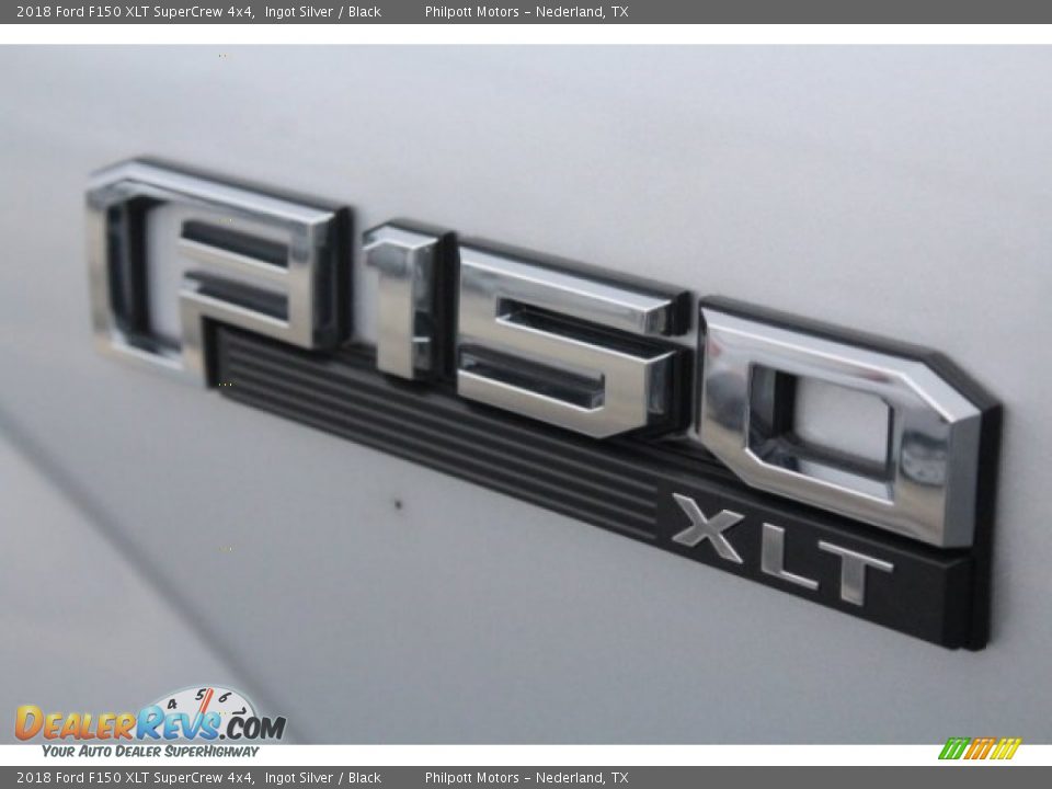 2018 Ford F150 XLT SuperCrew 4x4 Ingot Silver / Black Photo #7