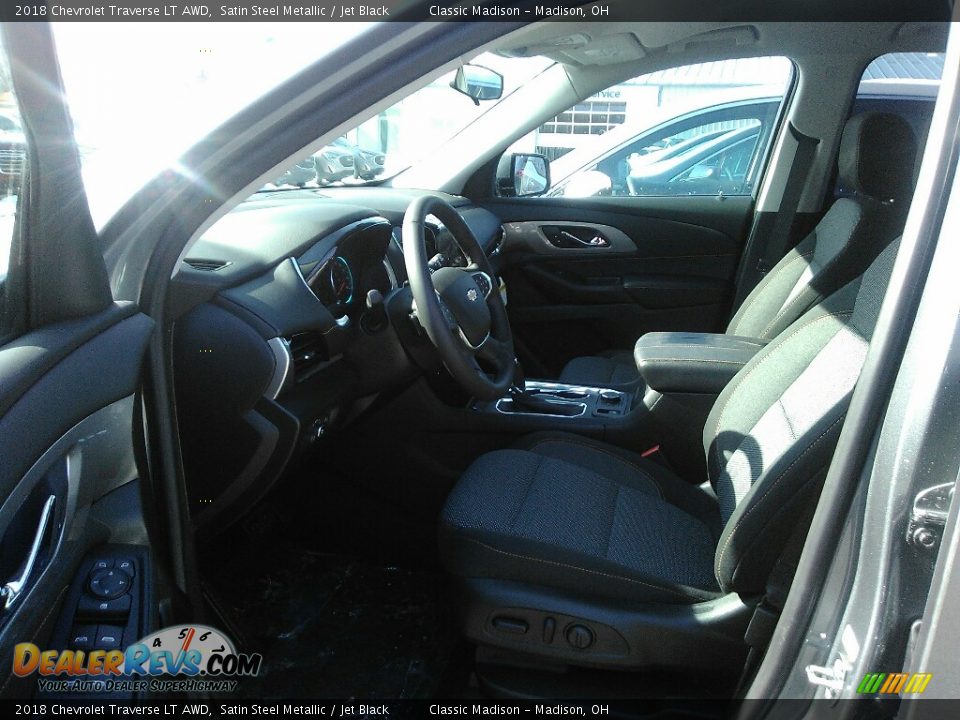 2018 Chevrolet Traverse LT AWD Satin Steel Metallic / Jet Black Photo #6