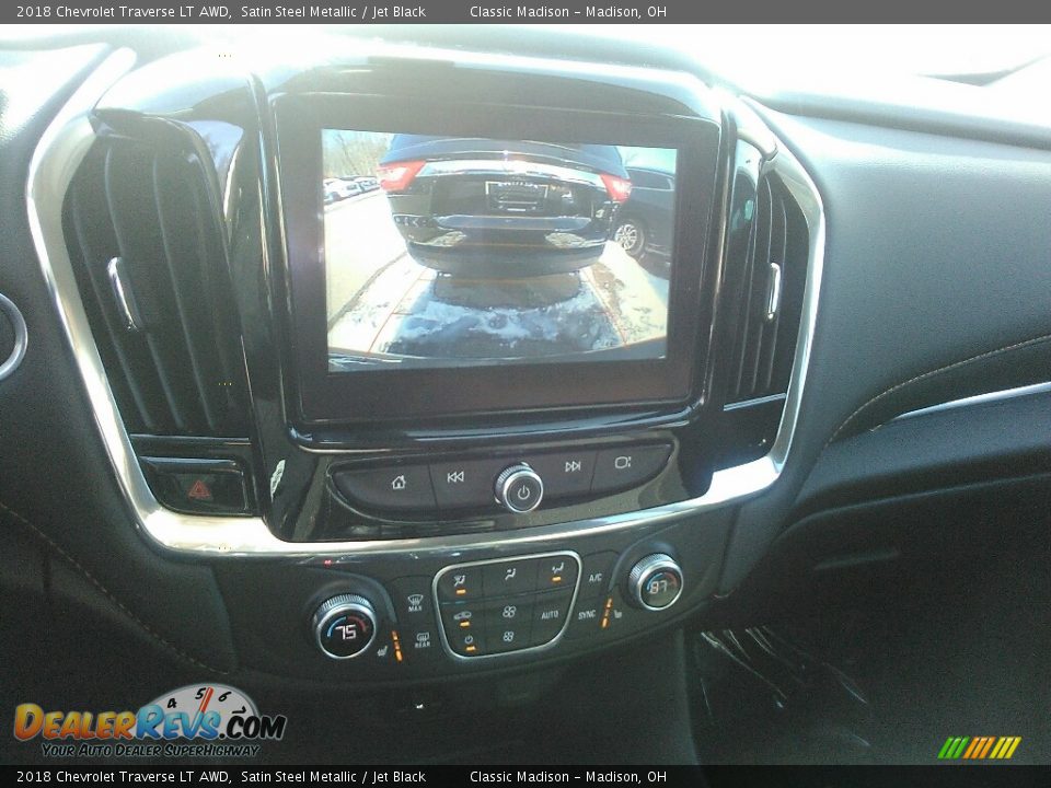 2018 Chevrolet Traverse LT AWD Satin Steel Metallic / Jet Black Photo #13