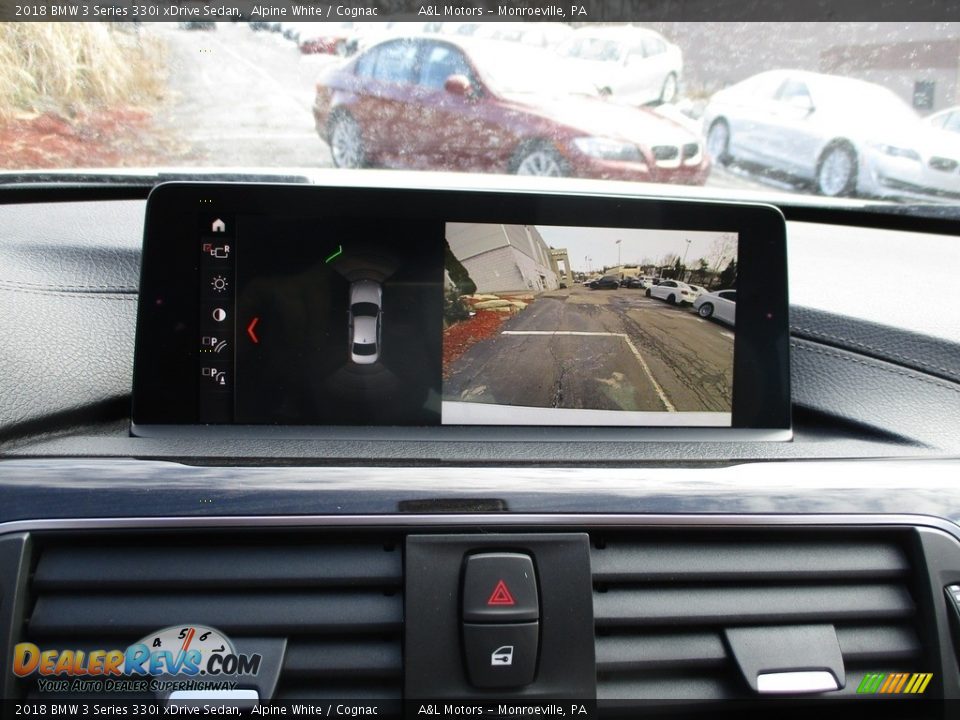 2018 BMW 3 Series 330i xDrive Sedan Alpine White / Cognac Photo #18