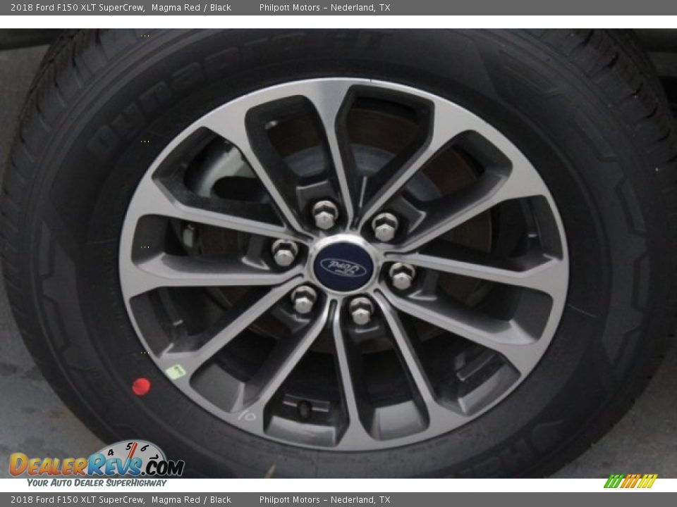 2018 Ford F150 XLT SuperCrew Magma Red / Black Photo #11