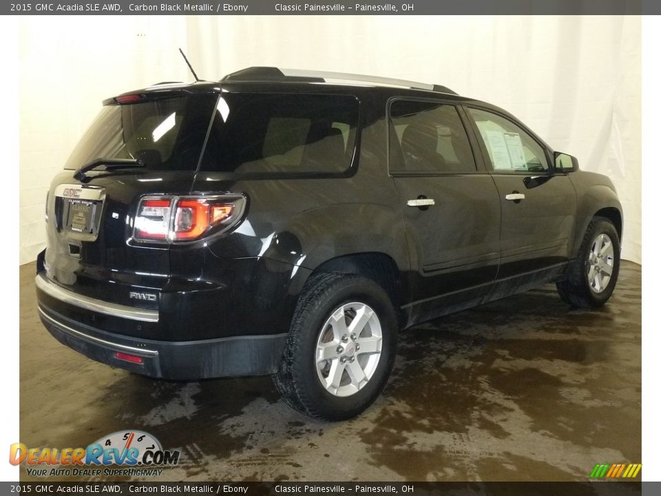 2015 GMC Acadia SLE AWD Carbon Black Metallic / Ebony Photo #3