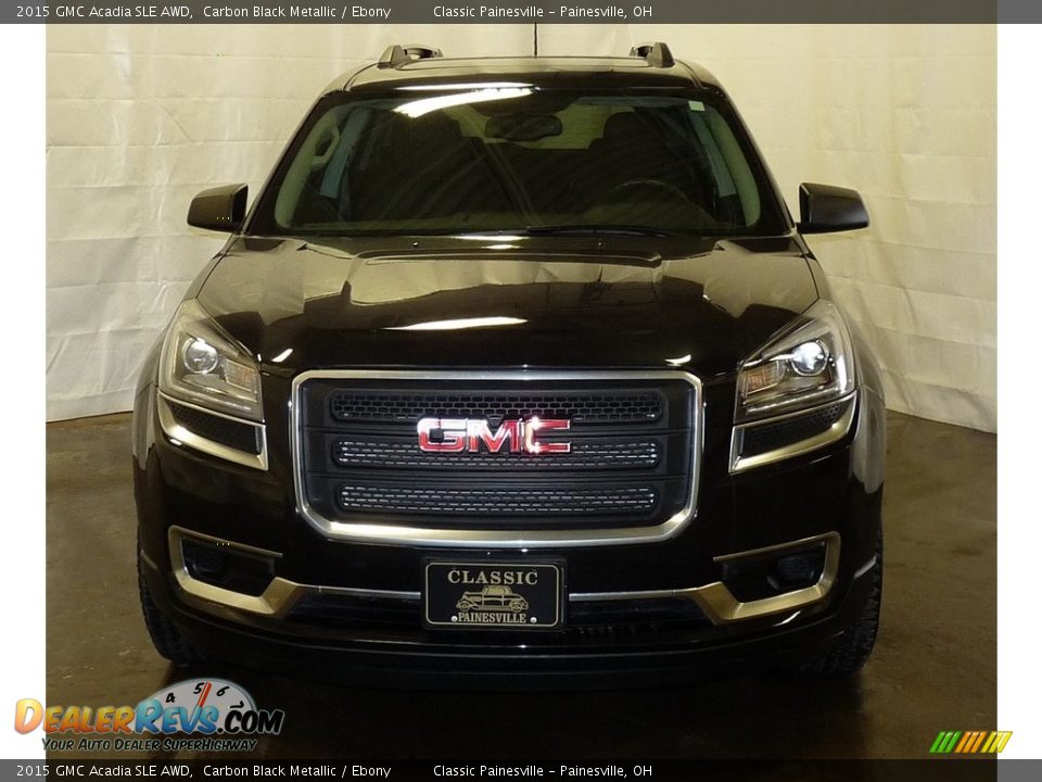 2015 GMC Acadia SLE AWD Carbon Black Metallic / Ebony Photo #4