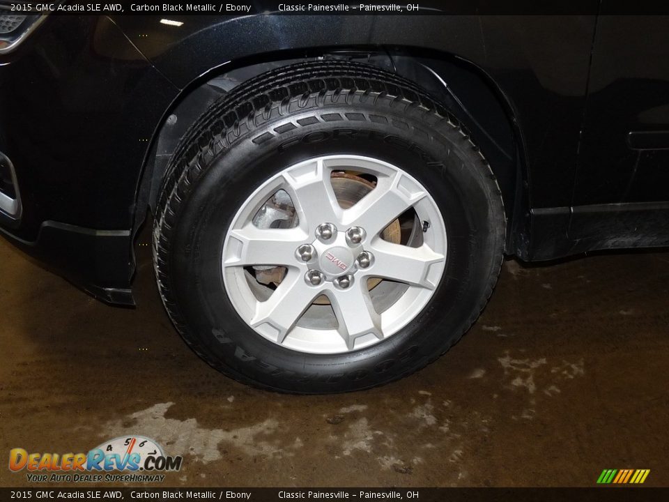 2015 GMC Acadia SLE AWD Carbon Black Metallic / Ebony Photo #5