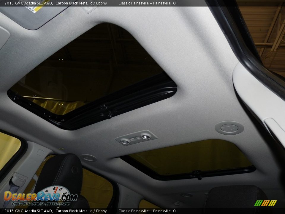 2015 GMC Acadia SLE AWD Carbon Black Metallic / Ebony Photo #7